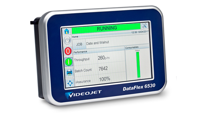 Videojet伟迪捷6530及6330全面屏高速热转印打码机